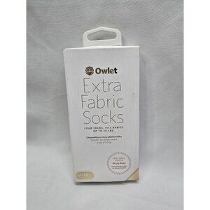 Owlet DUSTY ROSE Pink Extra Fabric Socks 0-18 Months Smart Sock - NEW